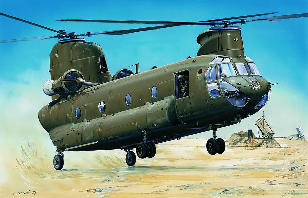Amazon.com: Trumpeter 01622 1/72 CH-47D Chinook Helicopter : Arts
